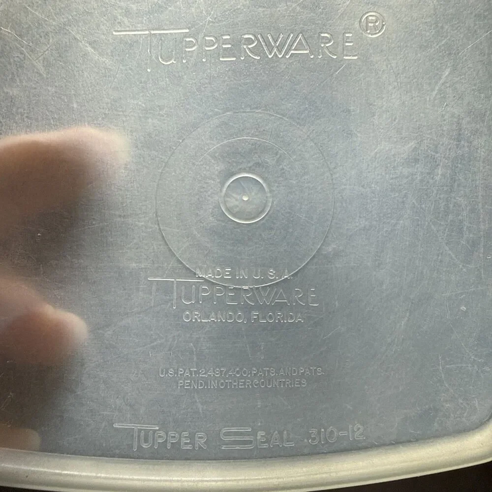Vintage 1955 Tupperware Millionaire Line 312-36 With Lid 310-12